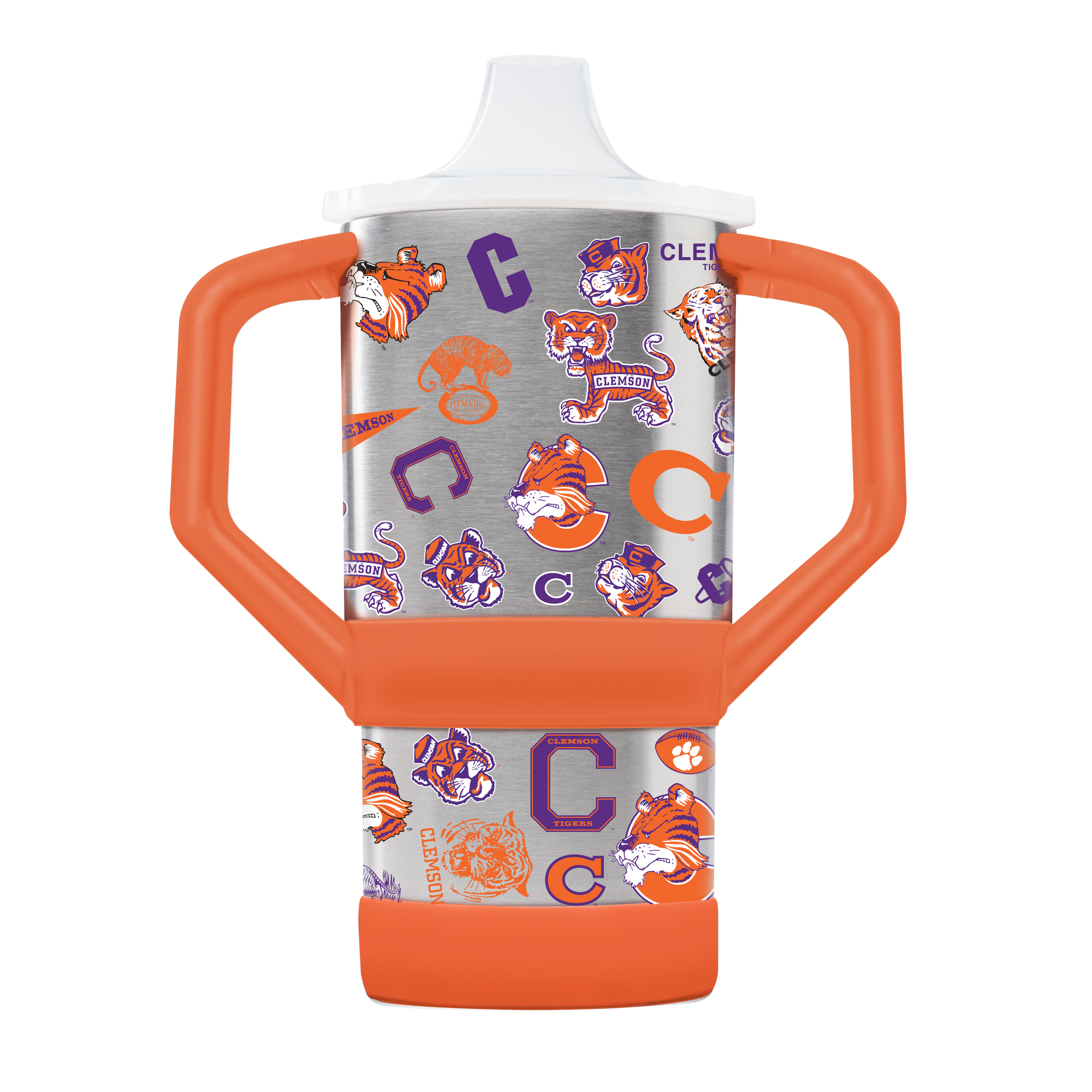 Clemson College Vault 8oz Sippy Cup Tumbler