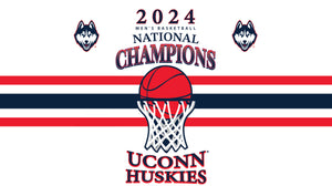 UConn 16oz 2-Pack Glass Tumblers - 2024 National Champions