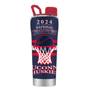 UConn Basketball Stainless Steel Shaker - 2024 National Champions
