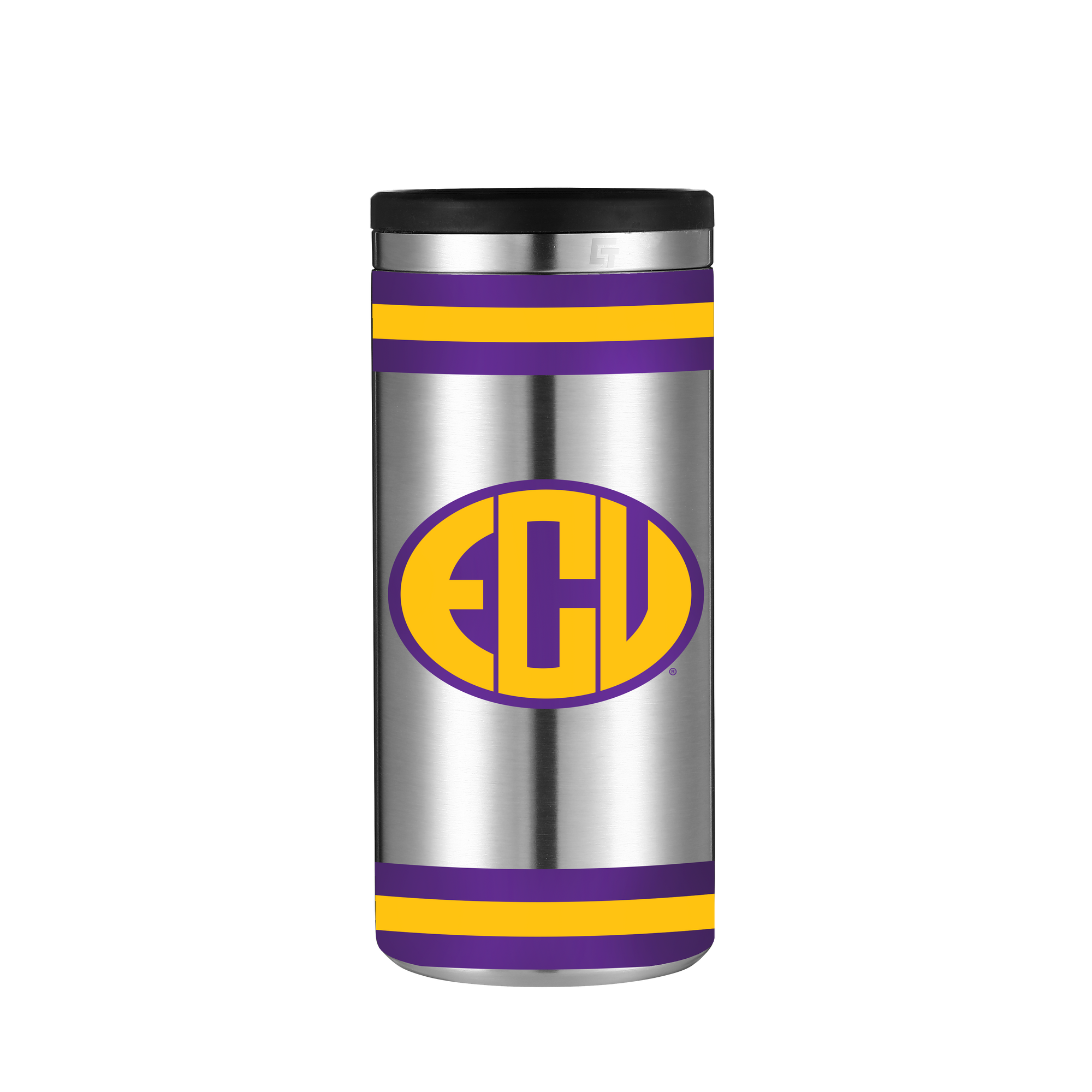 East Carolina Vault Collection Stainless Steel Skinny Can Koozie