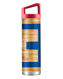 Kansas 22oz Basketball Court Bottle
