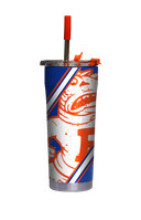 Florida College Vault Splatter Straw Tumbler