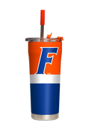 Florida "Gators" Orange Straw Tumbler