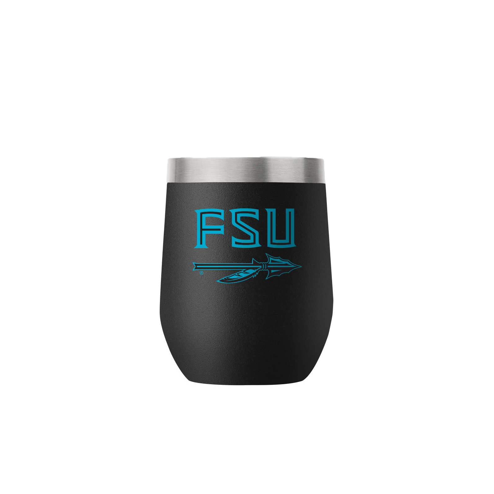 Florida State 12oz Turquoise Collection Stemless