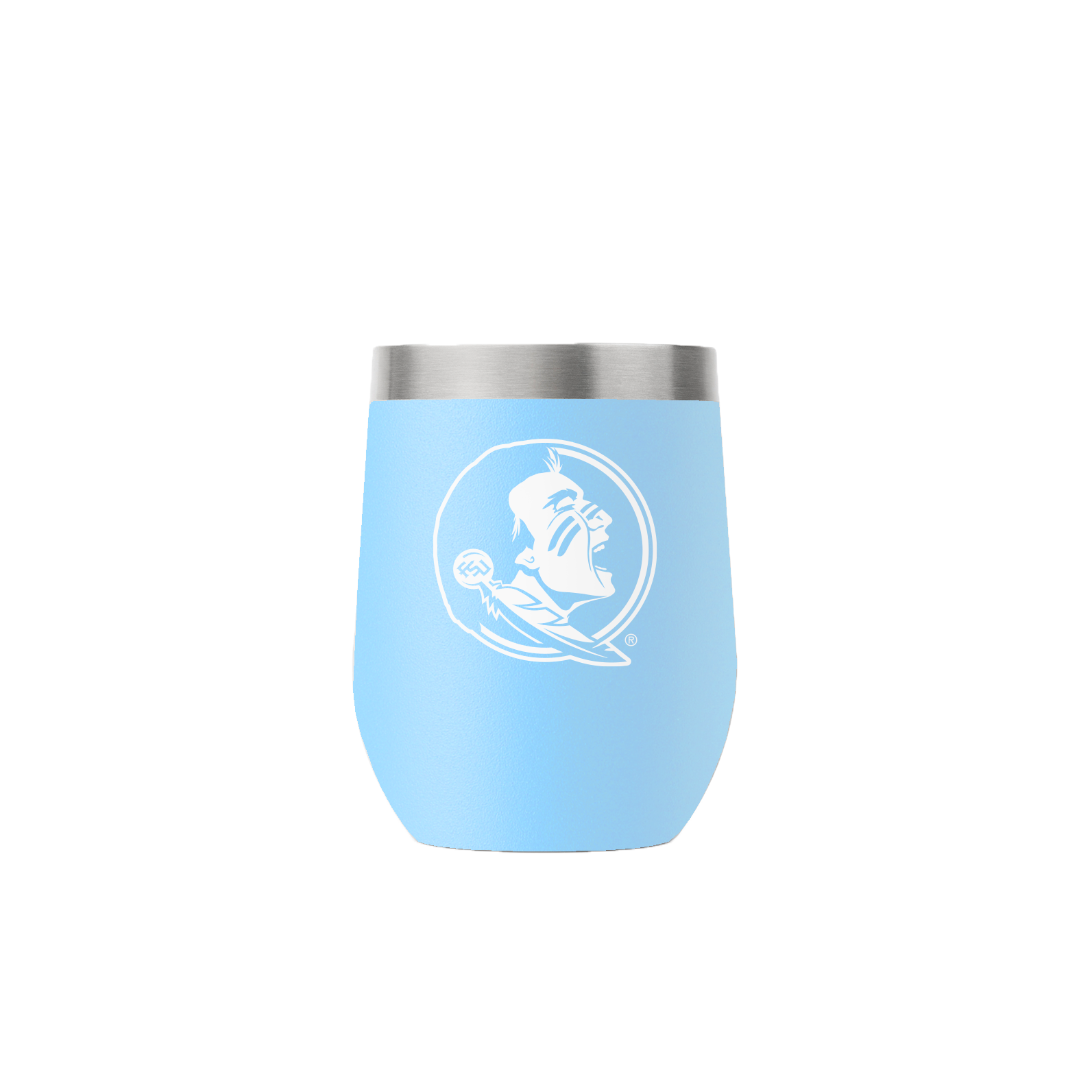 Florida State 12oz Stemless Light Blue Tumbler