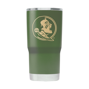 Florida State 20oz Olive Green Tumbler - American Flag Design