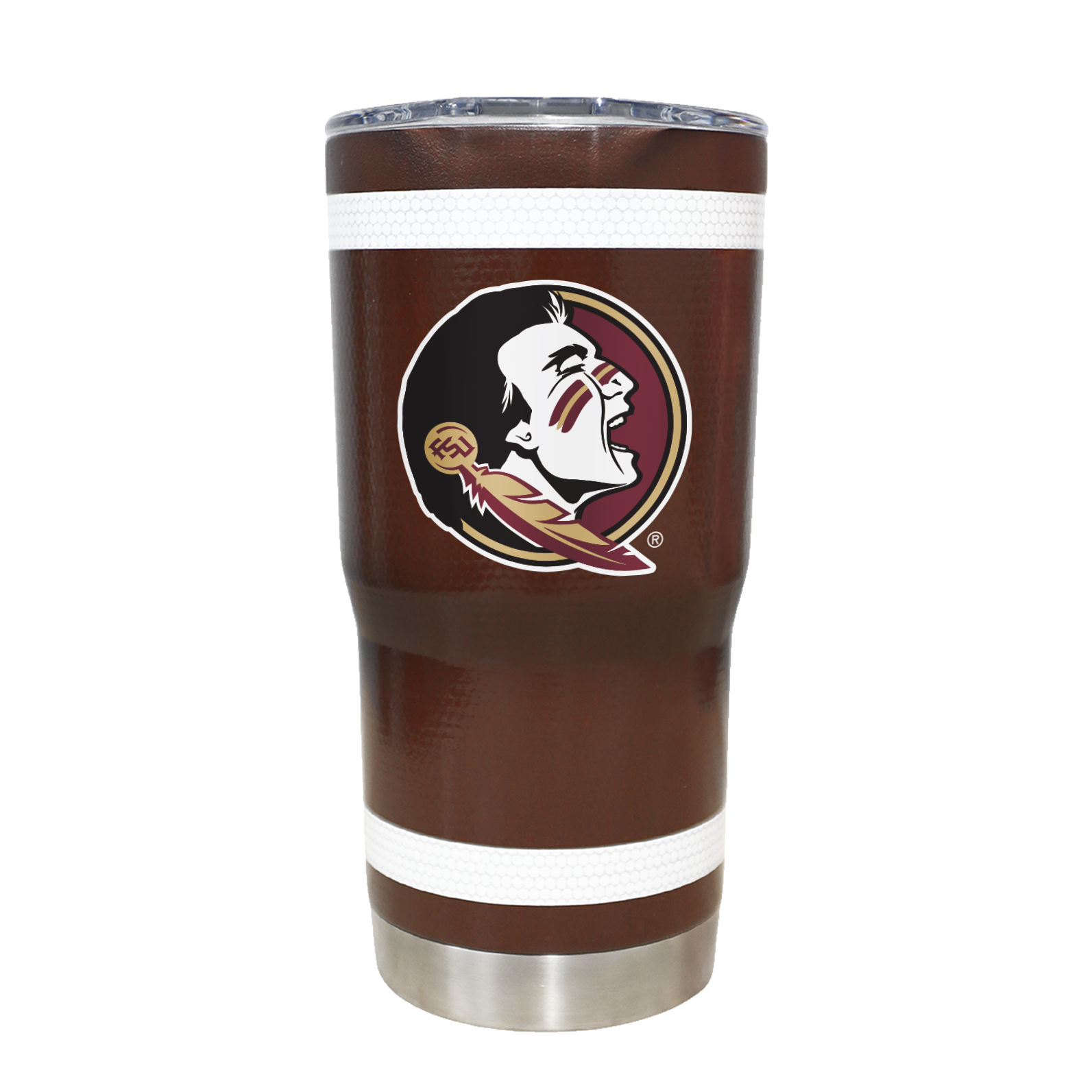 Florida State 20oz Football Textured Tumbler