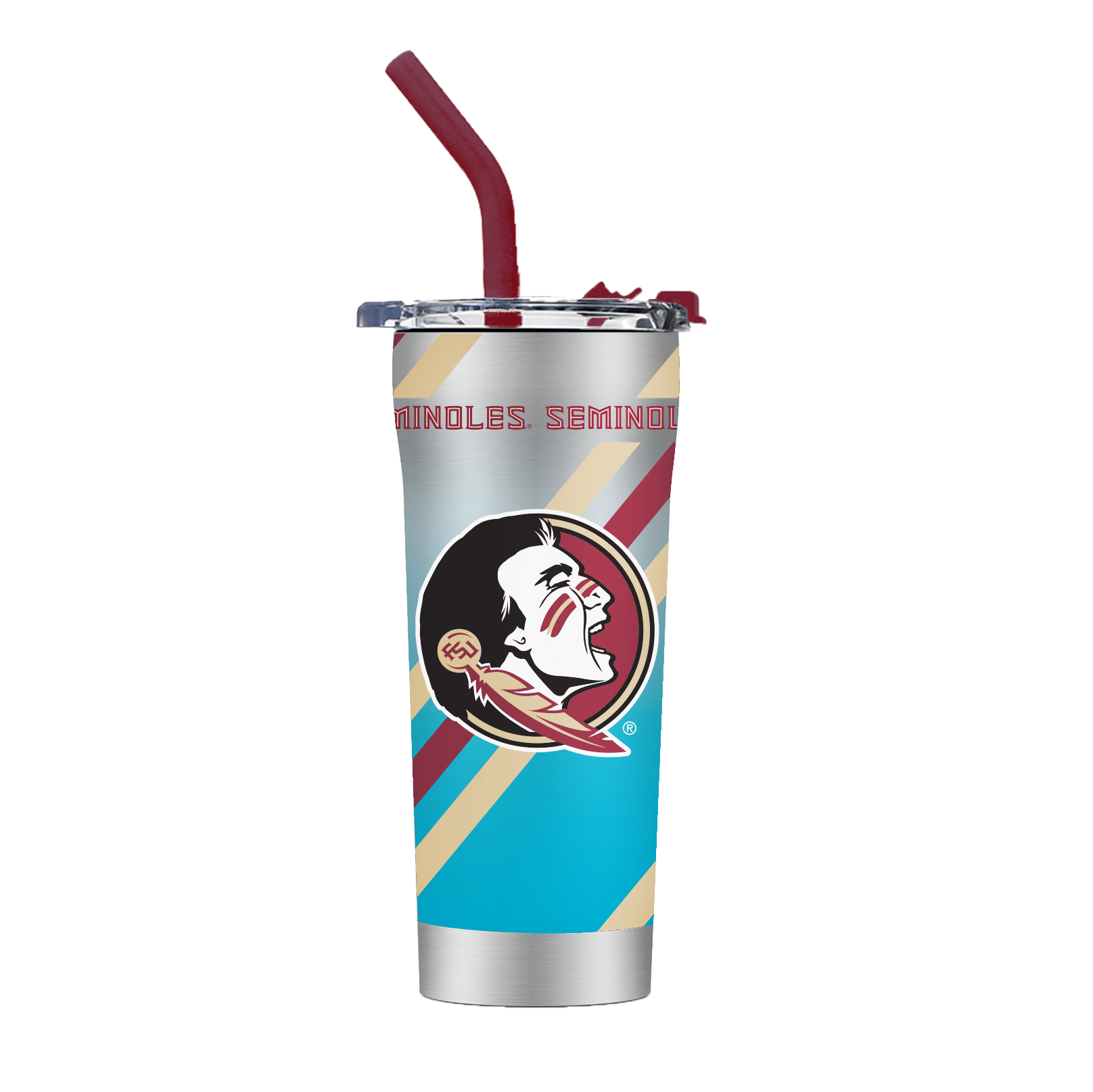 Florida State Turquoise Collection Straw Tumbler