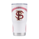 Florida State 20oz White Baseball Tumbler