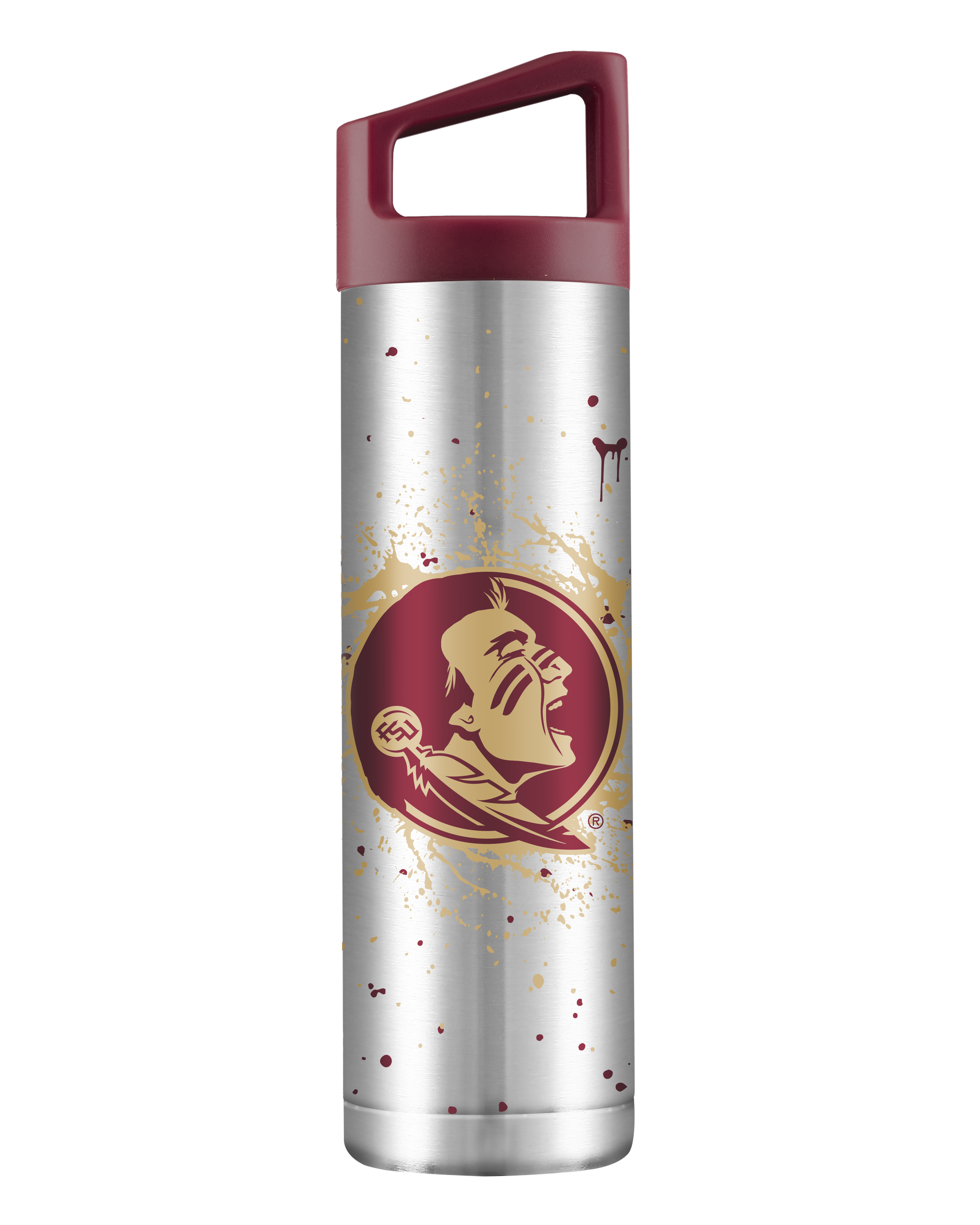 Florida State 22oz Stainless Bottle - Paint Splatter