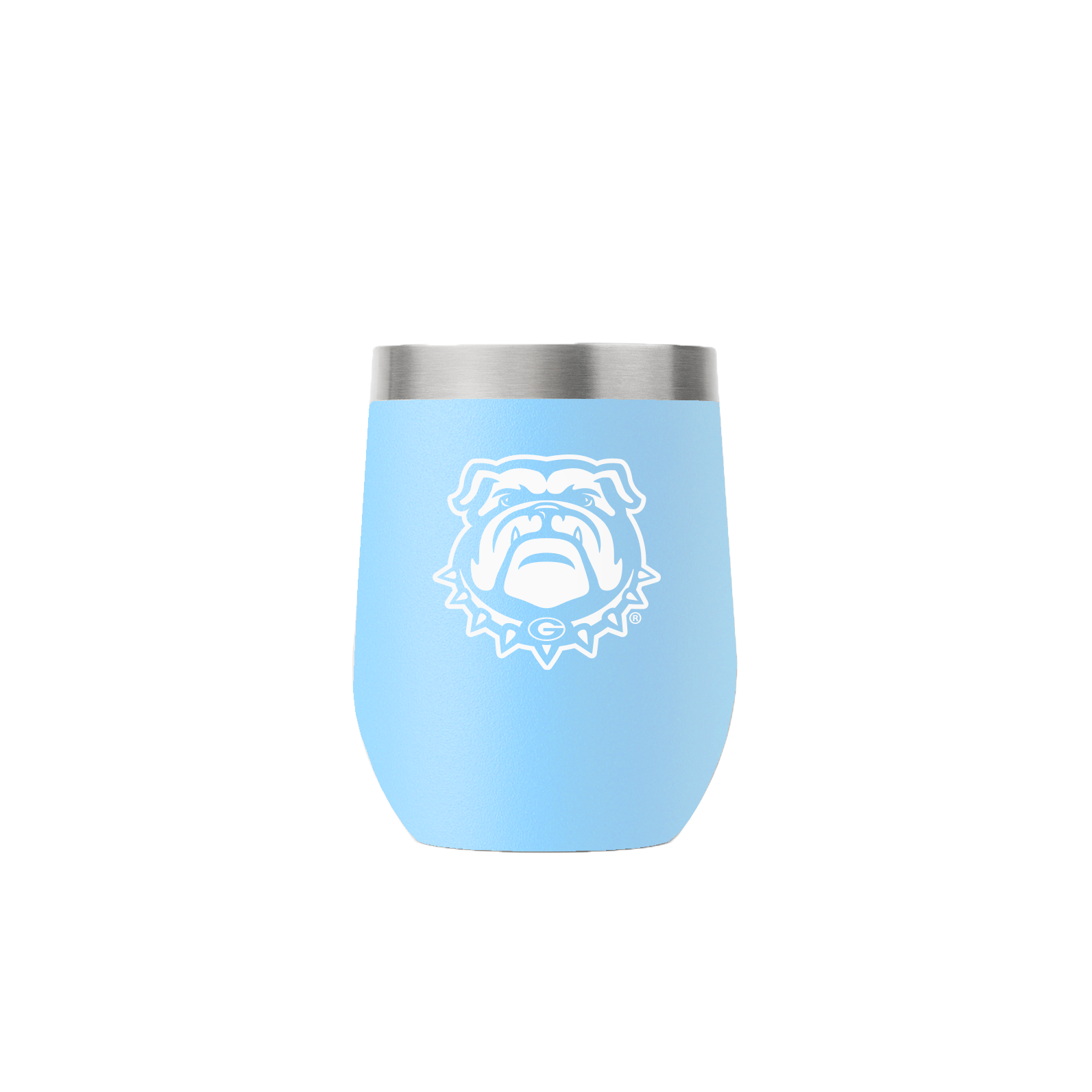 Georgia 12oz Stemless Light Blue Tumbler