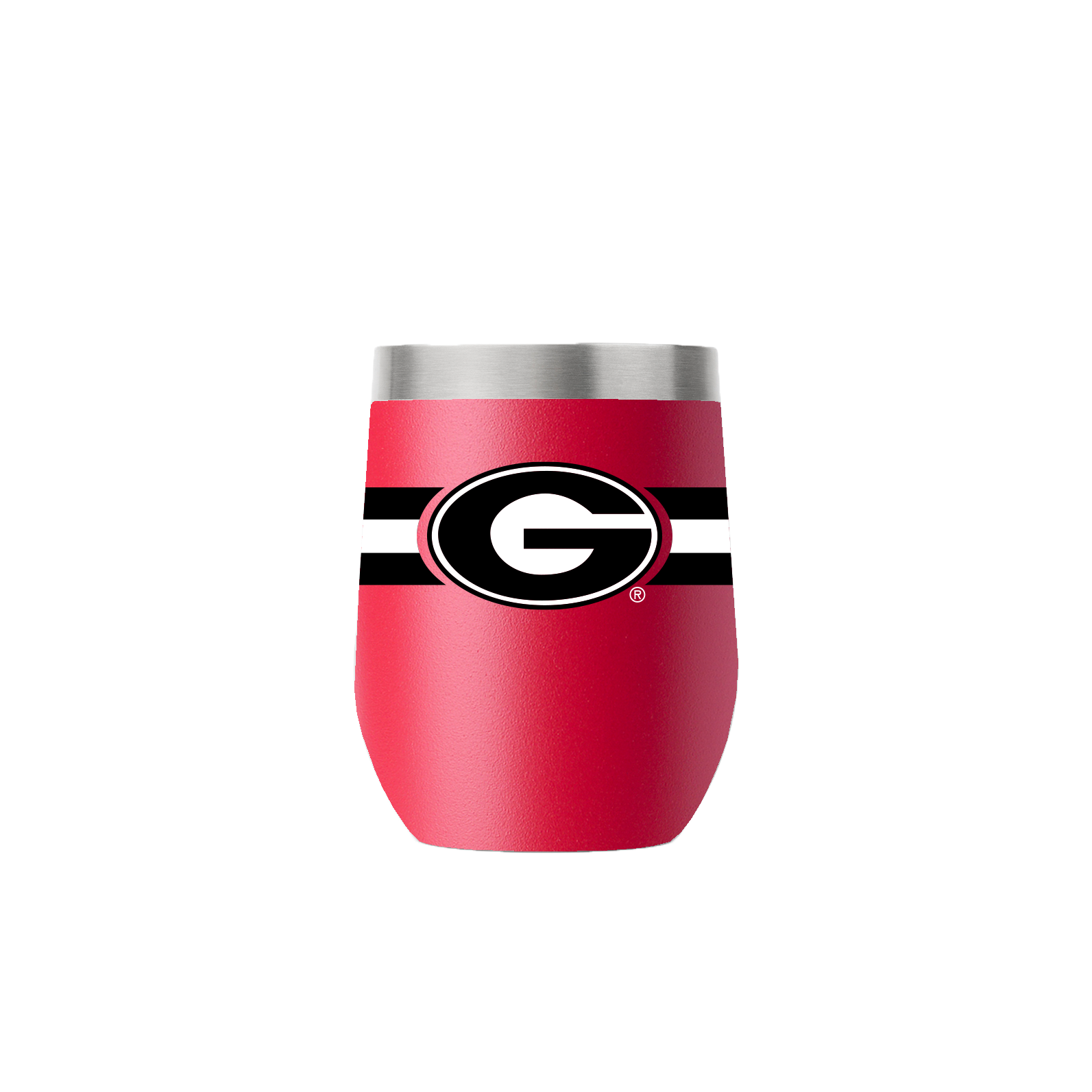 Georgia 12oz Stemless Red Tumbler - 360