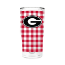 Georgia 16oz 2-Pack Glass Tumblers Gingham