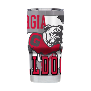 Georgia 20oz College Vault Stainless Steel Tumbler