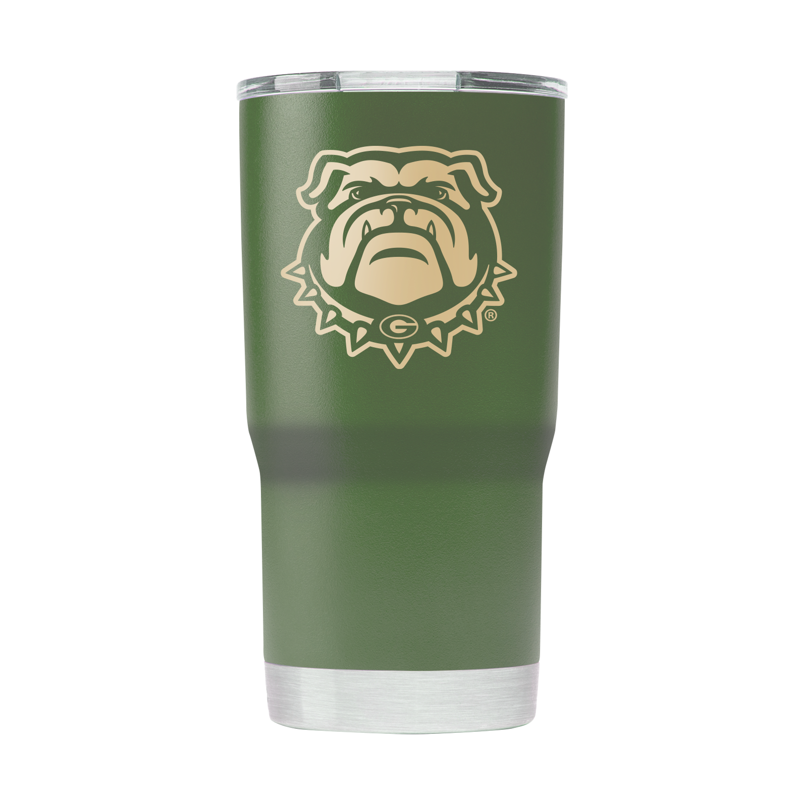 Georgia 20oz Olive Green Tumbler - American Flag Design