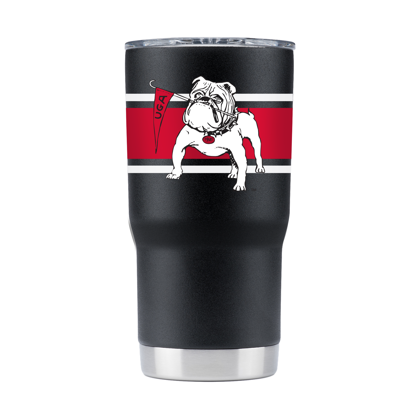 Georgia 20oz College Vault Black Tumbler