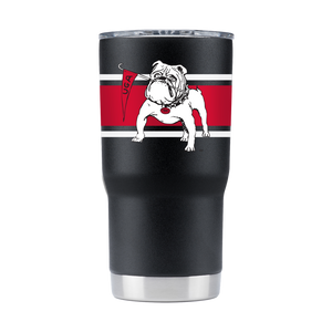 Georgia 20oz College Vault Black Tumbler