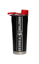 Georgia Laser Etched Black Stainless Steel Shaker Bottle