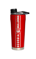 Georgia Laser Etched Red Stainless Steel Shaker Bottle