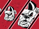 Georgia Straw Tumbler College Vault Splatter