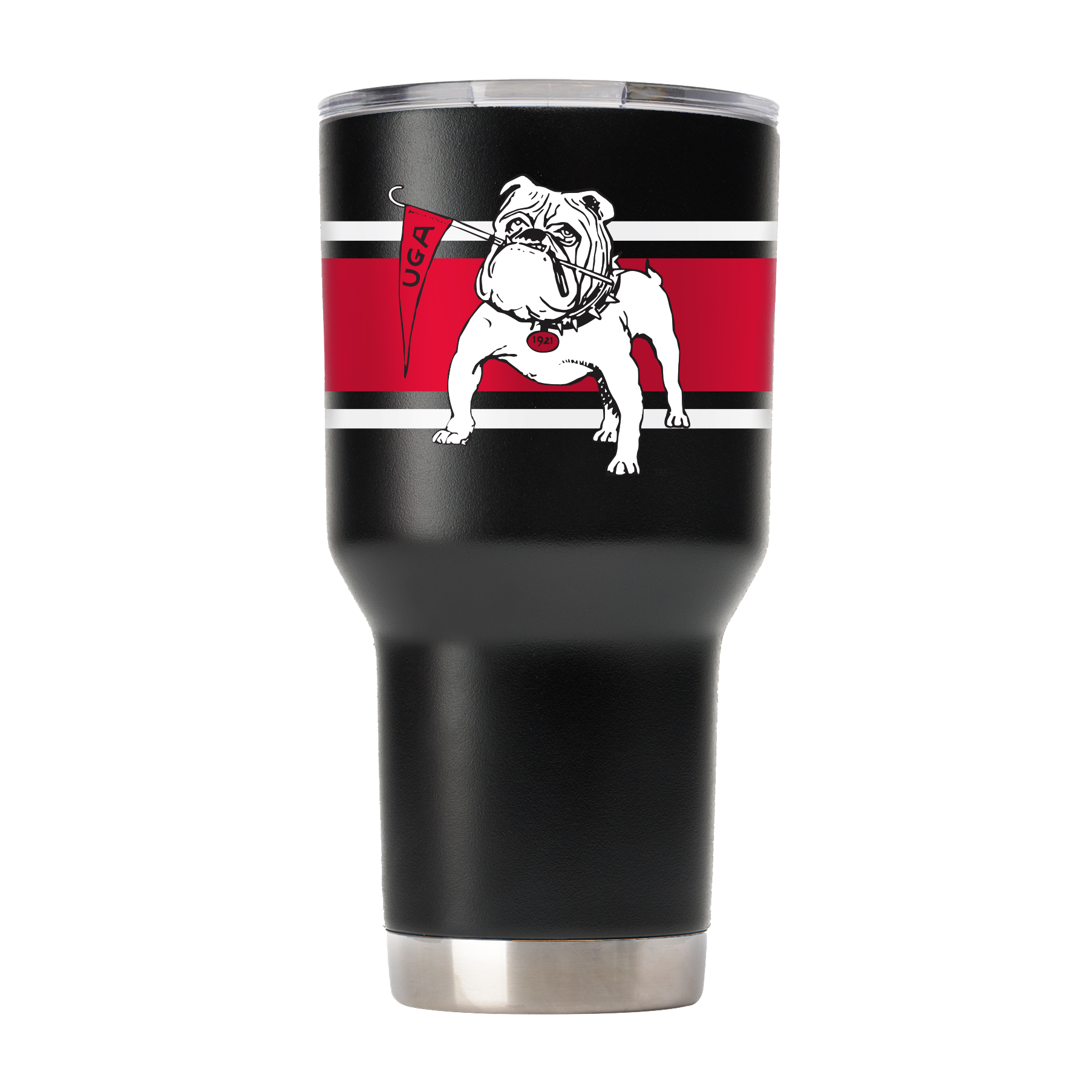 Georgia 30oz College Vault Black Tumbler