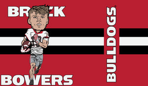 Brock Bowers 20oz Red Tumbler