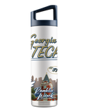 Georgia Tech 22oz Bottle Campus Icons