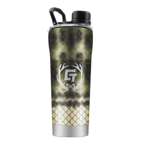 Gametime Outdoors 20oz Bass Stainless Steel Shaker