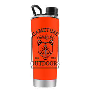 Gametime Outdoors 20oz Orange Stainless Steel Shaker - Bear