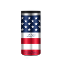 USA 250 Stainless Steel Skinny Can Koozie