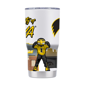 Iowa 20oz Campus Icons Tumbler