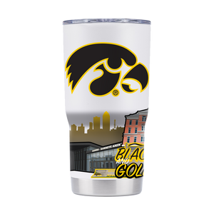 Iowa 20oz Campus Icons Tumbler