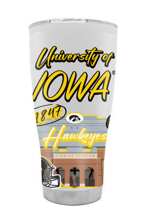 Iowa 30oz Campus Icons Tumbler