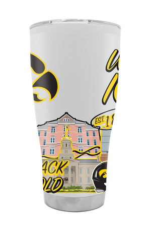 Iowa 30oz Campus Icons Tumbler