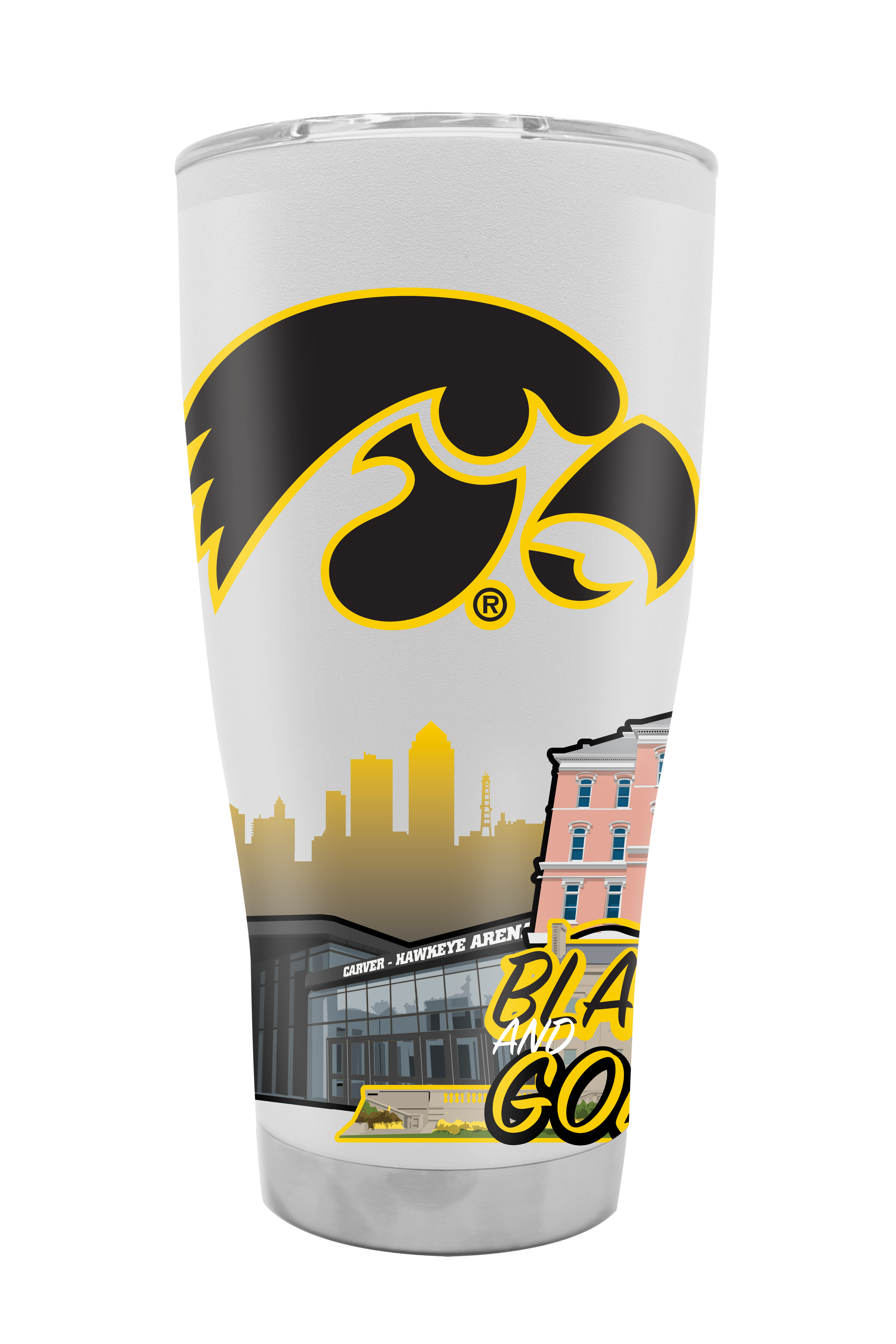 Iowa 30oz Campus Icons Tumbler