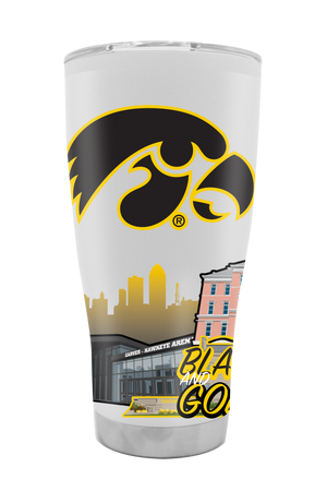 Iowa 30oz Campus Icons Tumbler