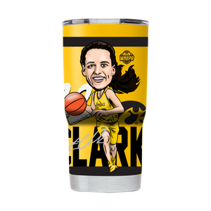 Caitlin Clark Iowa WNBPA 20oz Yellow Tumbler