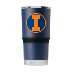 Illinois College Vault 20oz Navy Tumbler