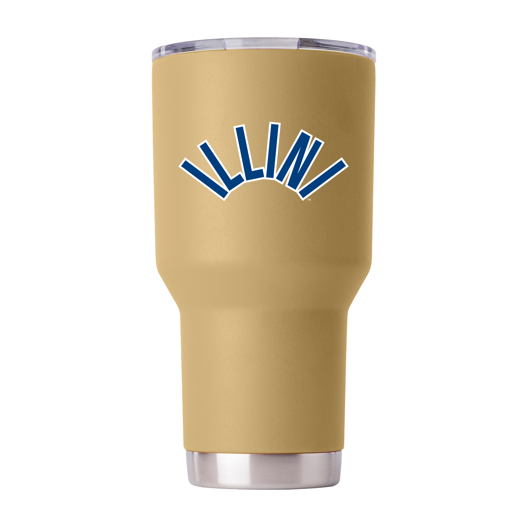 Illinois College Vault 30oz Gold Tumbler