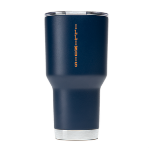 Illinois College Vault 30oz Navy Tumbler