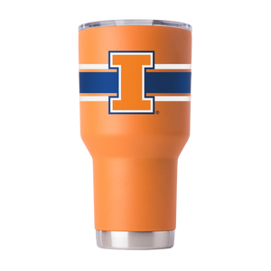 Illinois College Vault 30oz Orange Tumbler