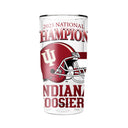 Indiana 16oz 2-Pack Glass Tumblers CFP National Champions
