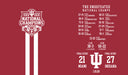 Indiana 20oz Tumbler Undefeated Schedule CFP National Champions