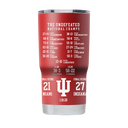 Indiana 20oz Tumbler Undefeated Schedule CFP National Champions