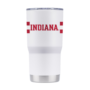 Indiana 20oz White "Indiana" Tumbler