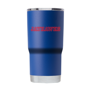 Kansas College Vault 20oz Blue Tumbler