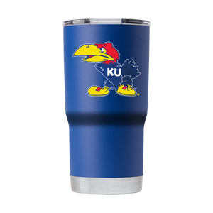 Kansas College Vault 20oz Blue Tumbler