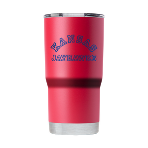 Kansas College Vault 20oz Red Tumbler