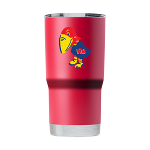 Kansas College Vault 20oz Red Tumbler