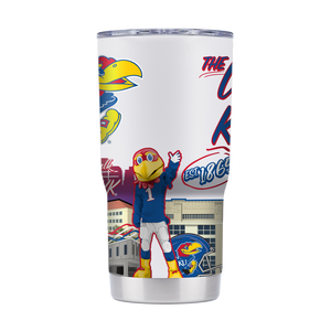 Kansas 20oz Campus Icons Tumbler